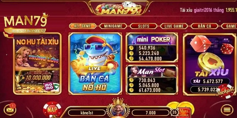 MAN79 Club trải nghiệm đỉnh cao của game bài đổi thưởng